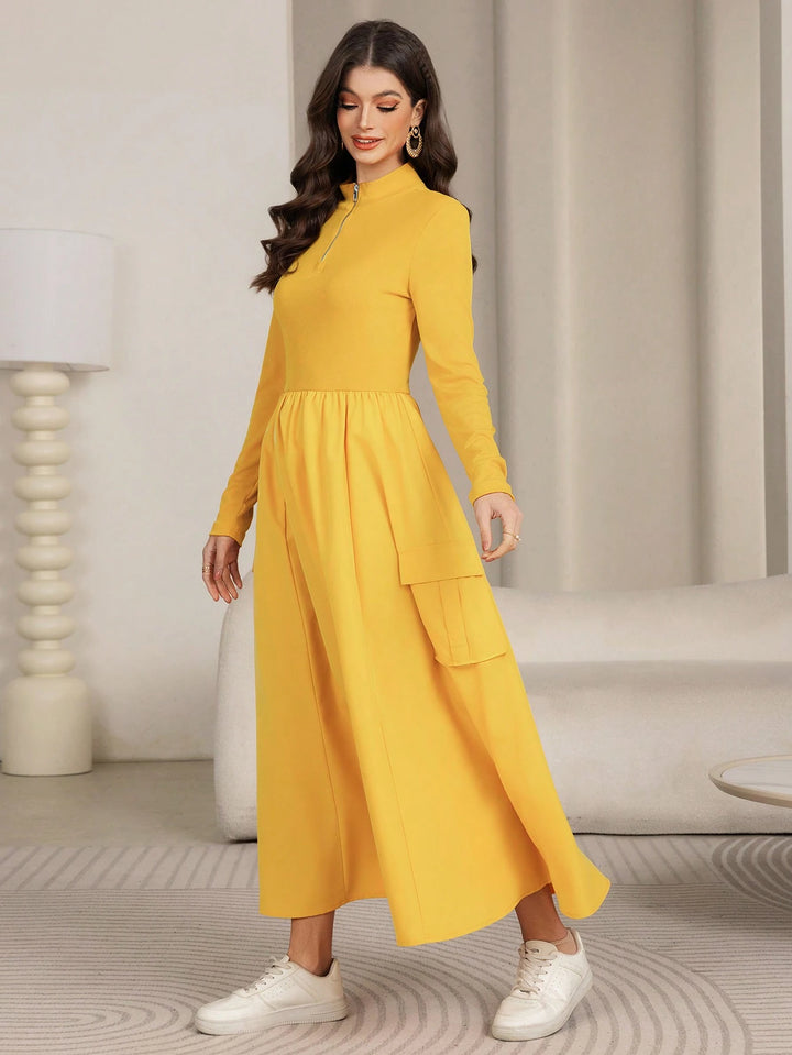 Rochie maxi SHEIN, galben