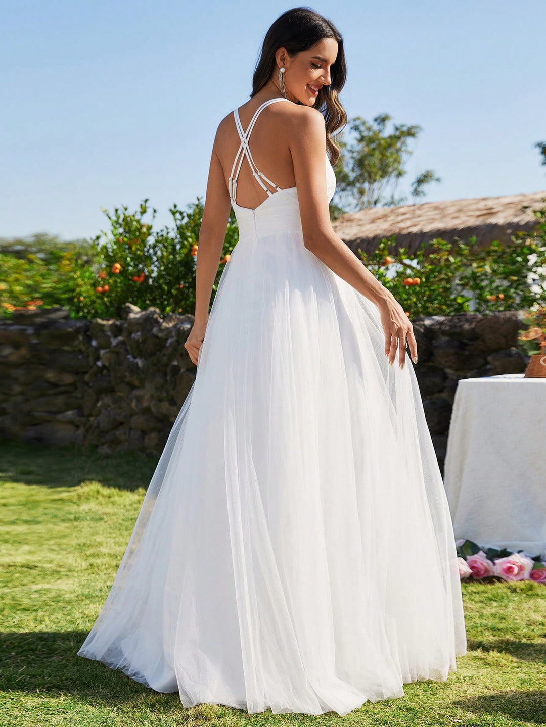 Rochie de mireasă SHEIN, alb