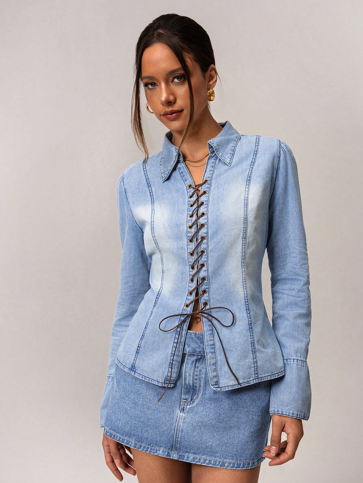 Top SHEIN, albastru