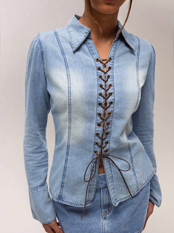 Top SHEIN, albastru