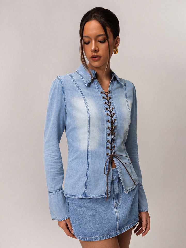 Top SHEIN, albastru