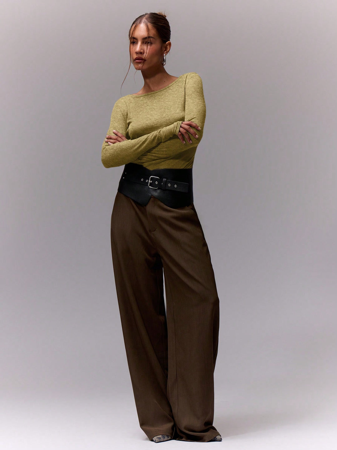 Tricou SHEIN, kaki