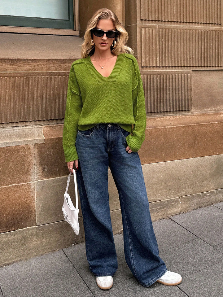 Pulover SHEIN, verde