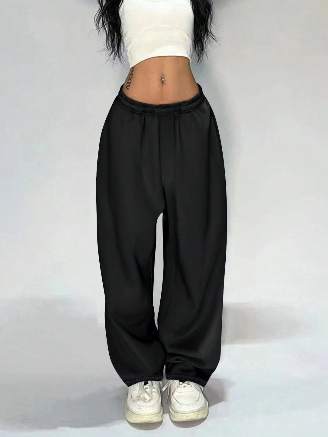 Pantaloni SHEIN, negru