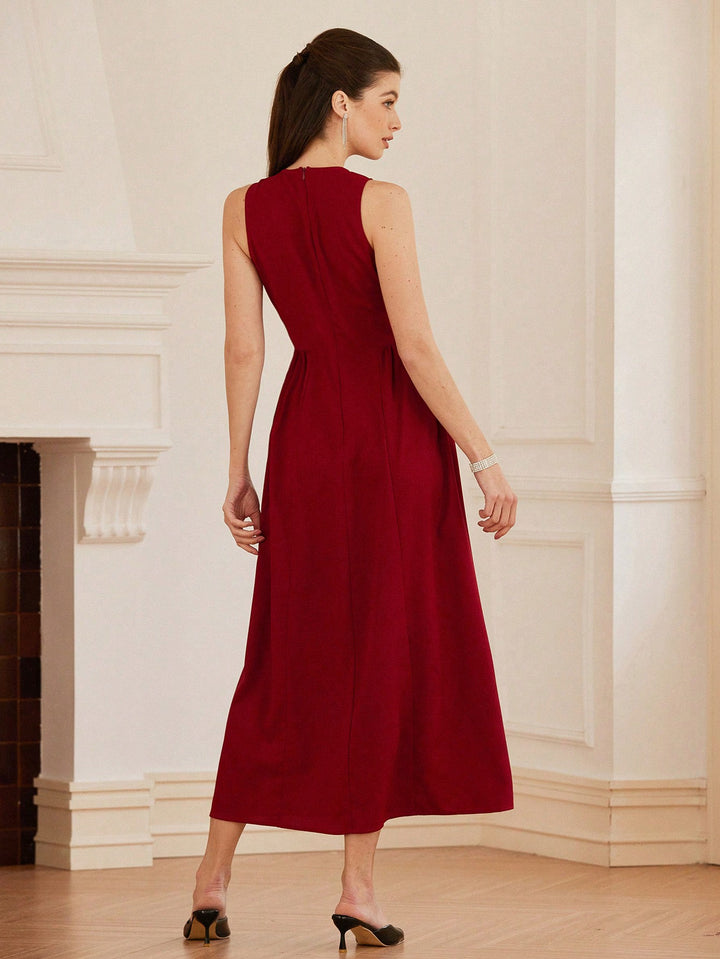 Rochie maxi SHEIN, vișiniu