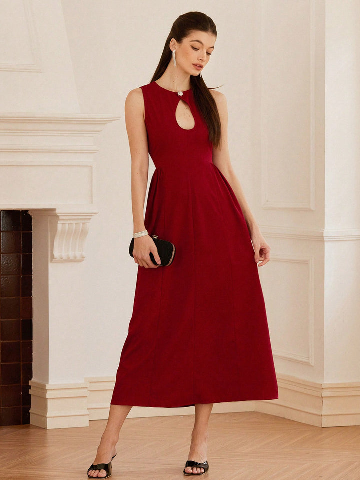 Rochie maxi SHEIN, vișiniu