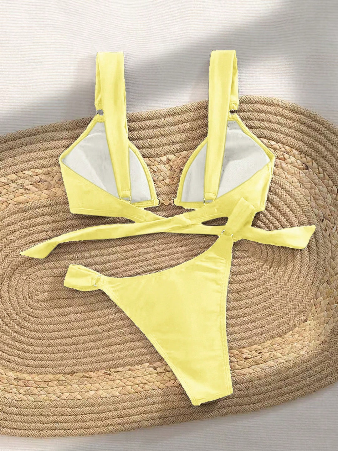 Costum de baie SHEIN, galben