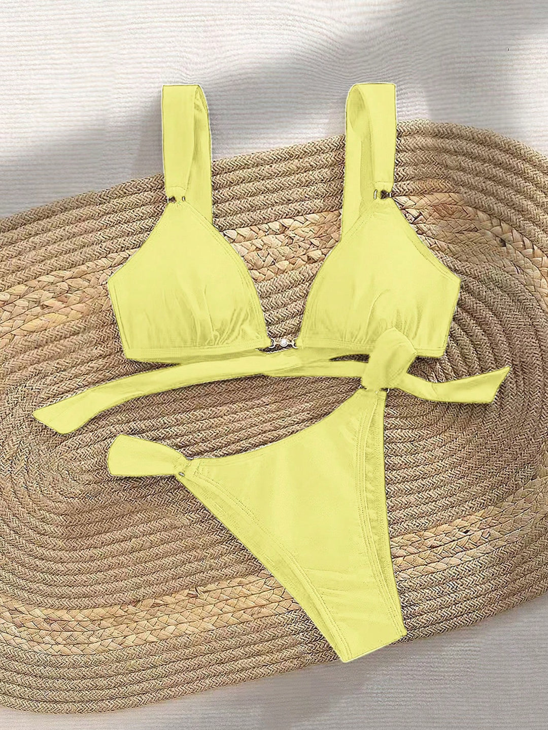Costum de baie SHEIN, galben