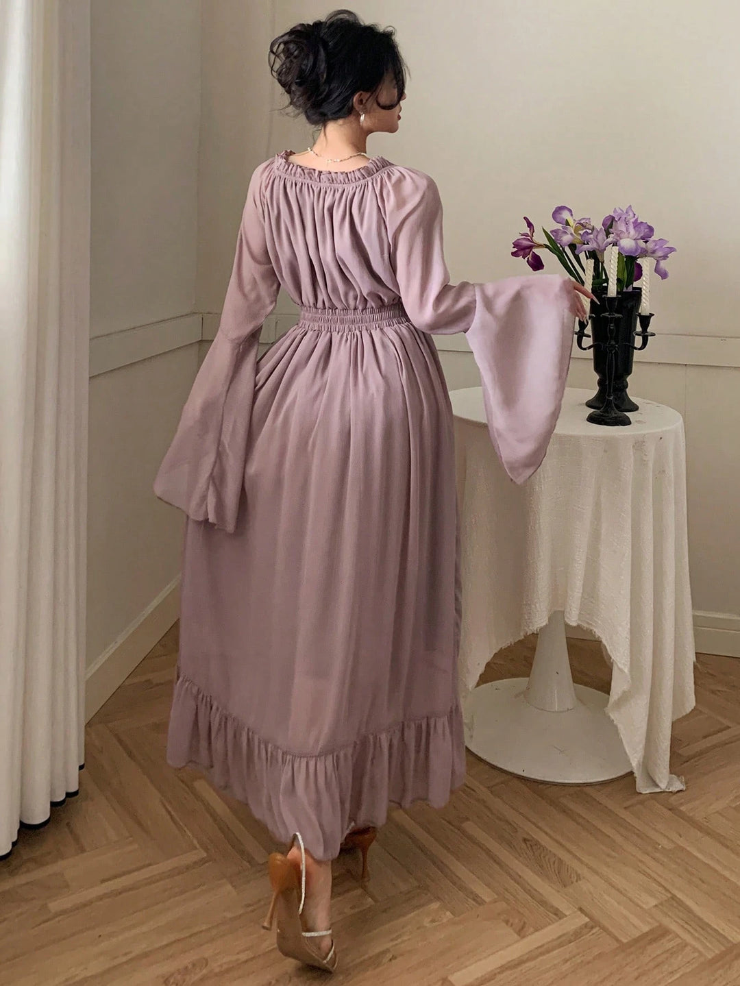 Rochie midi Dazy by Shein, roz