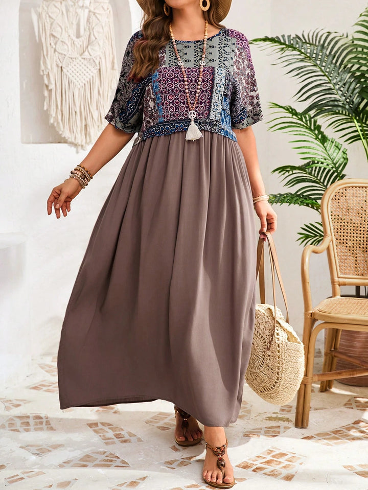 Rochie maxi SHEIN, mix culori