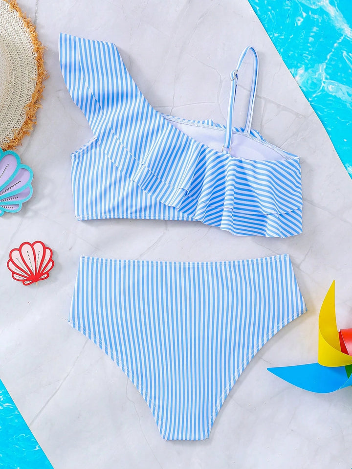 Costum de baie SHEIN, albastru