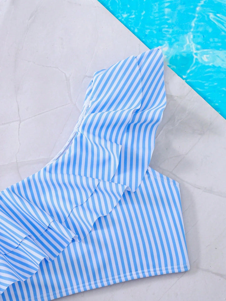 Costum de baie SHEIN, albastru