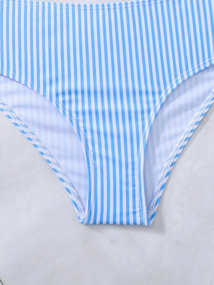 Costum de baie SHEIN, albastru