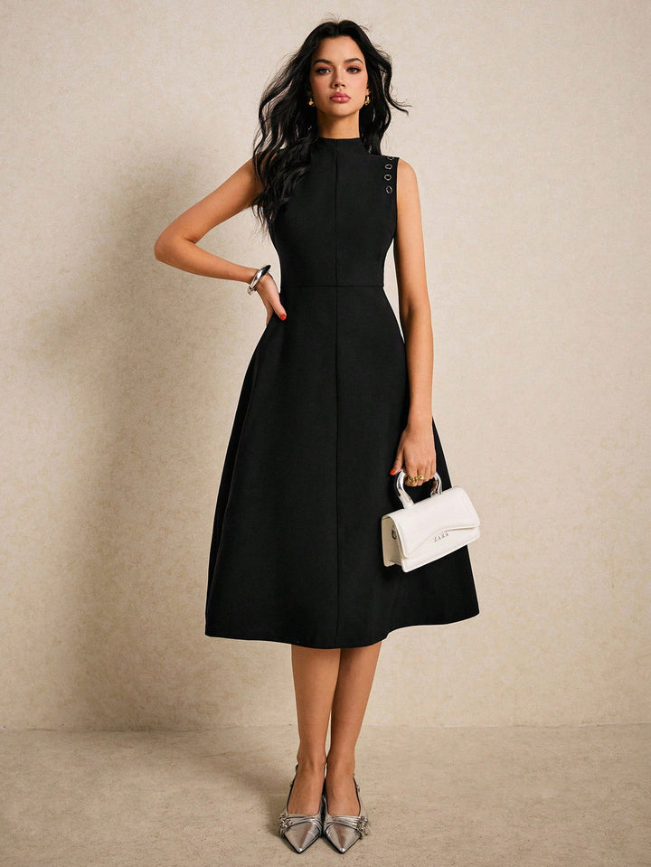 Rochie midi SHEIN, negru