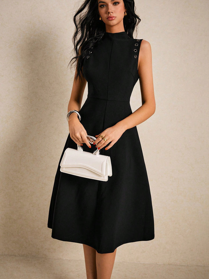 Rochie midi SHEIN, negru
