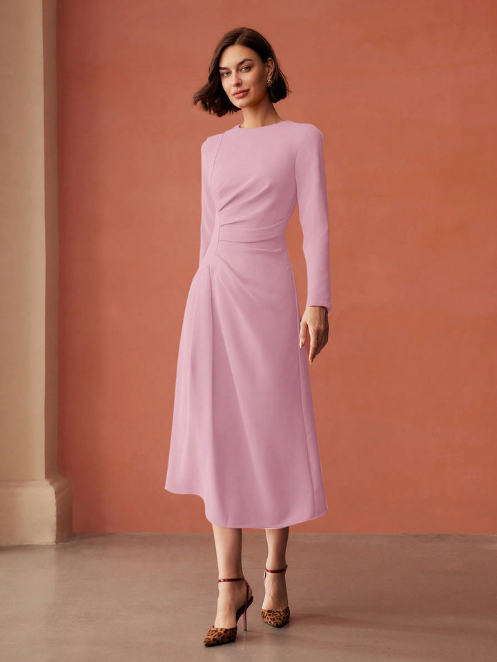 Rochie midi SHEIN, roz