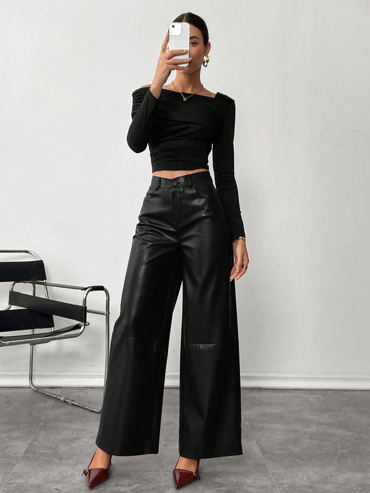Pantaloni SHEIN, negru