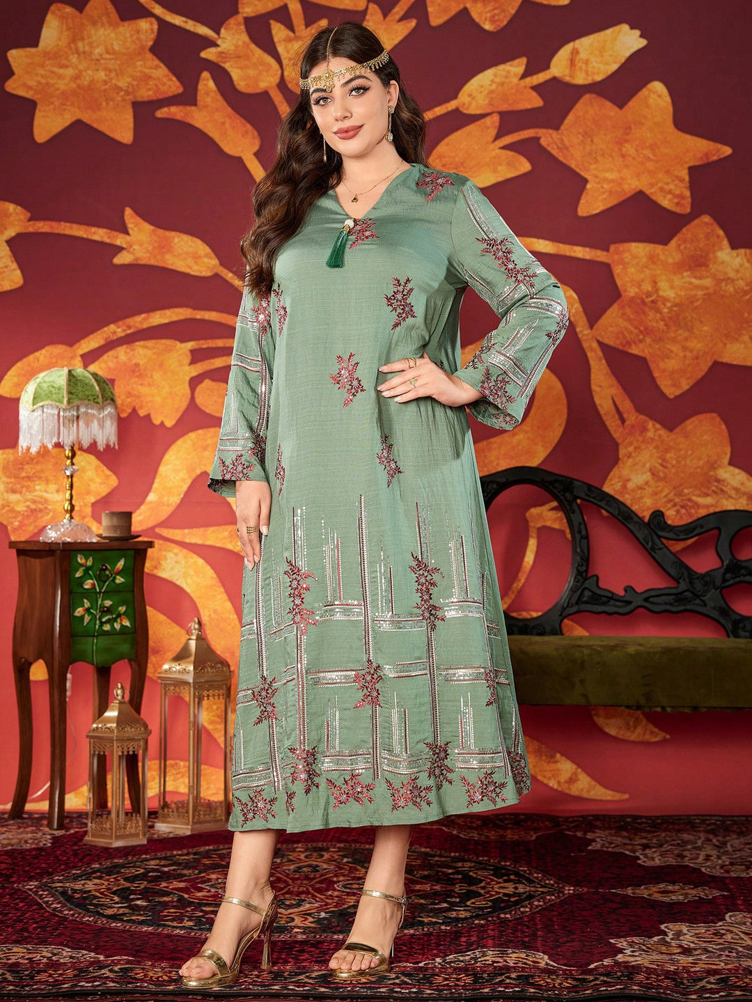 Rochie SHEIN, verde