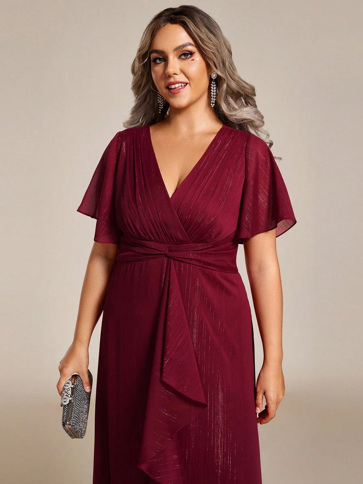 Rochie maxi SHEIN, vișiniu