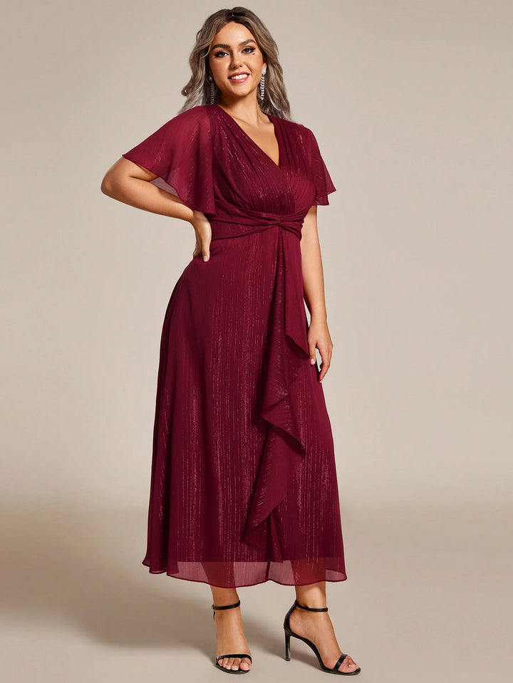 Rochie maxi SHEIN, vișiniu