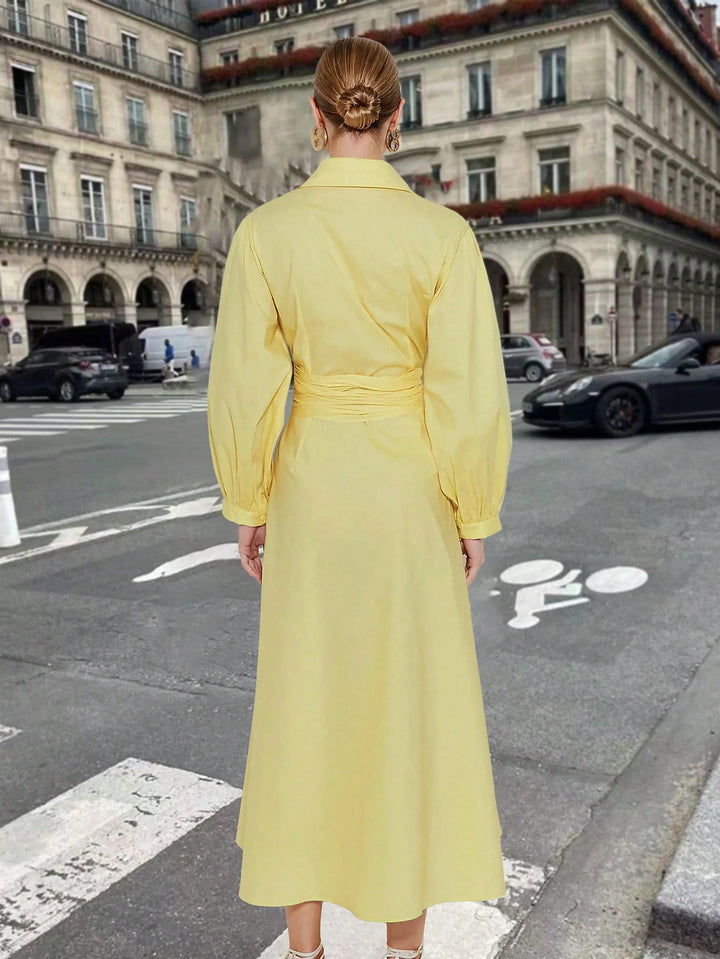 Rochie maxi SHEIN, galben
