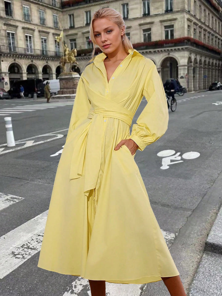 Rochie maxi SHEIN, galben