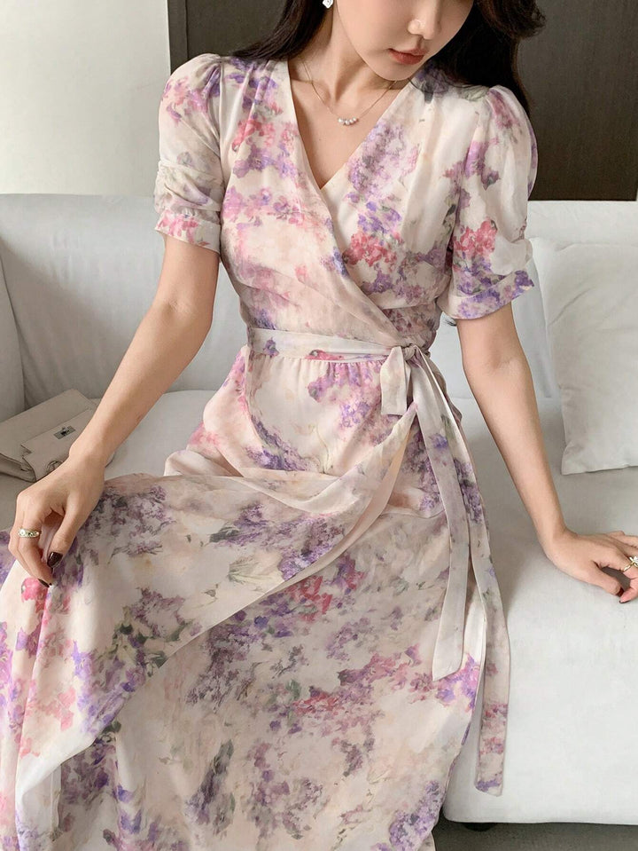 Rochie midi SHEIN, mix culori