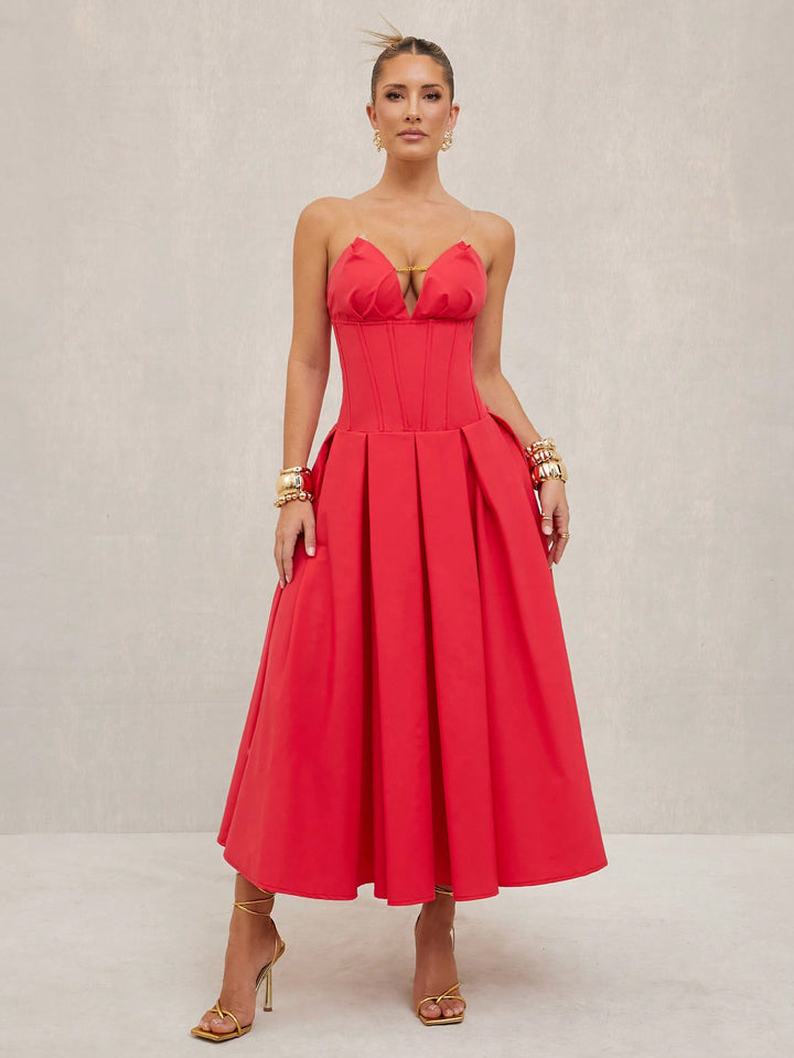 Rochie maxi SHEIN, roșu