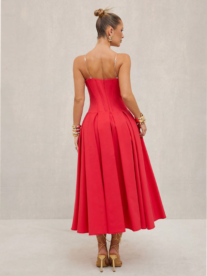 Rochie maxi SHEIN, roșu