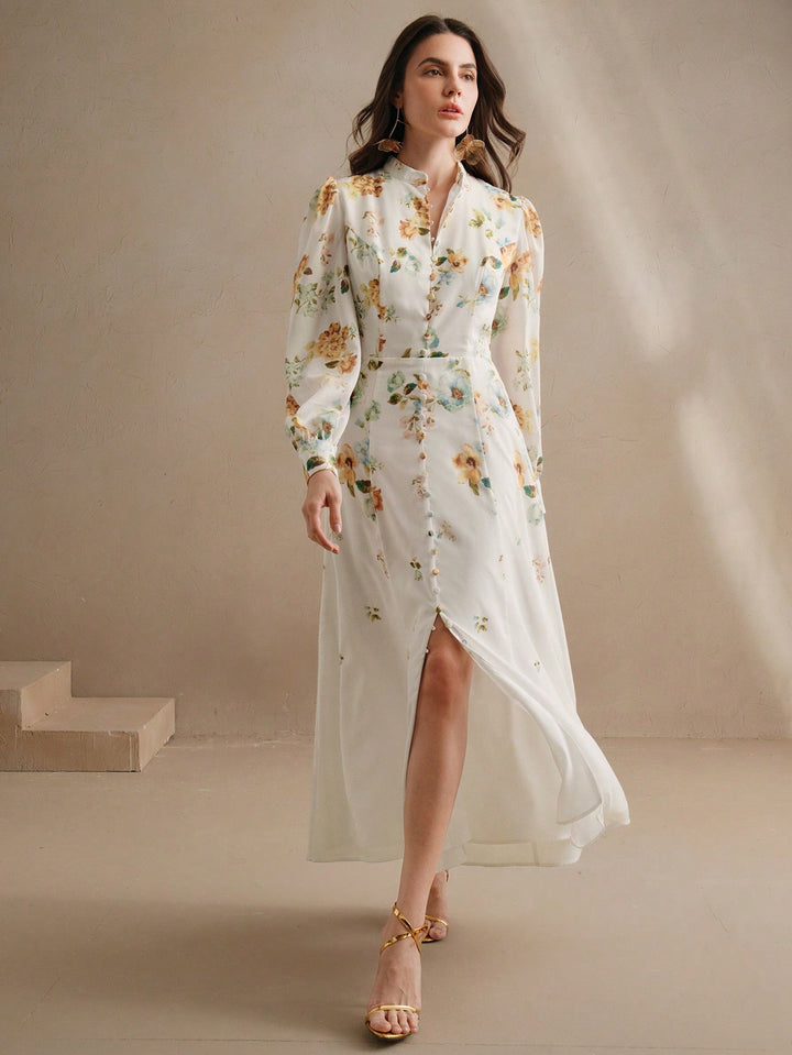 Rochie maxi SHEIN, alb