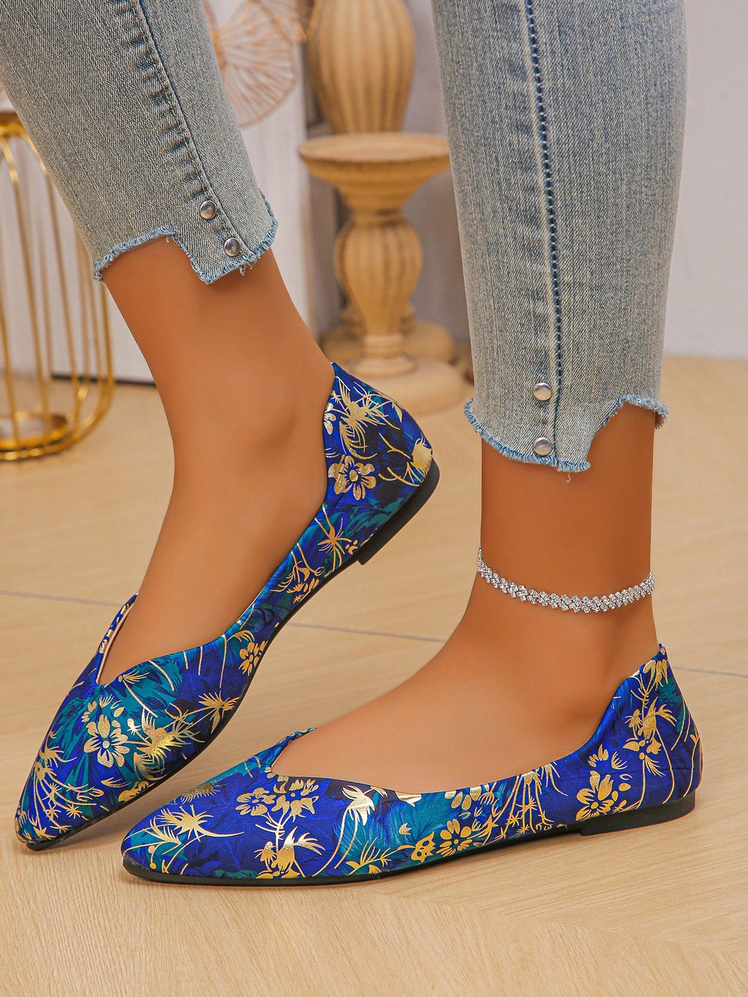 Balerini SHEIN, floral print