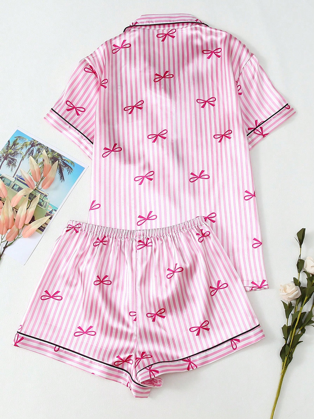 Compleu pijamale SHEIN, roz