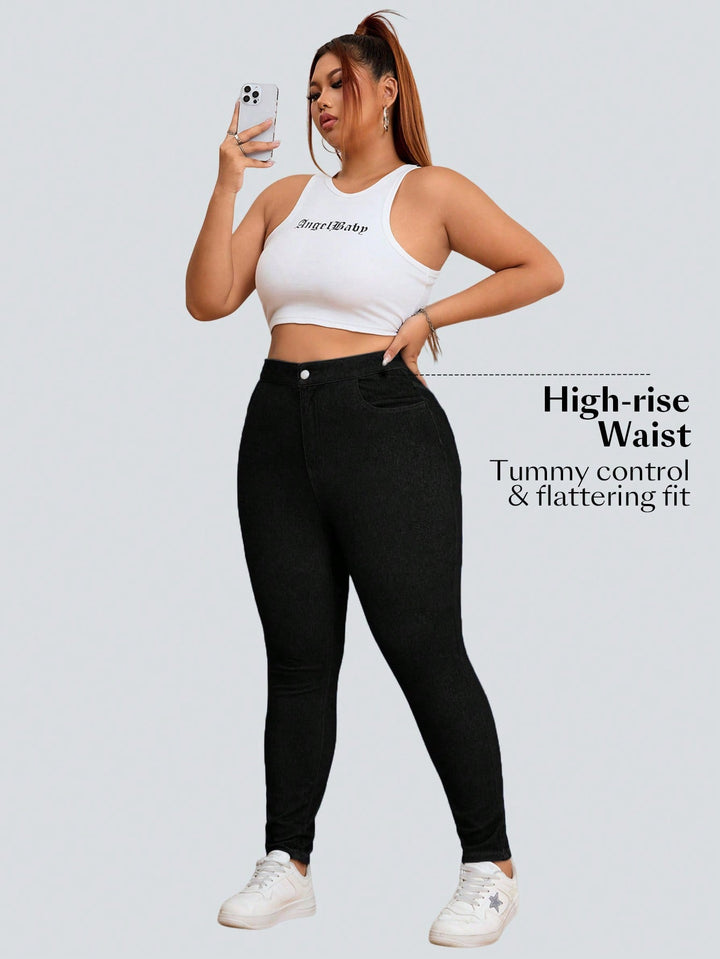 Jeans SHEIN, negru