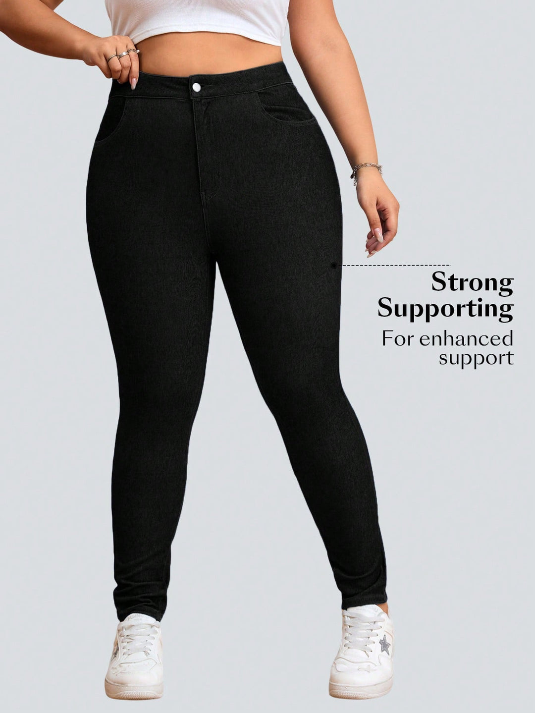 Jeans SHEIN, negru