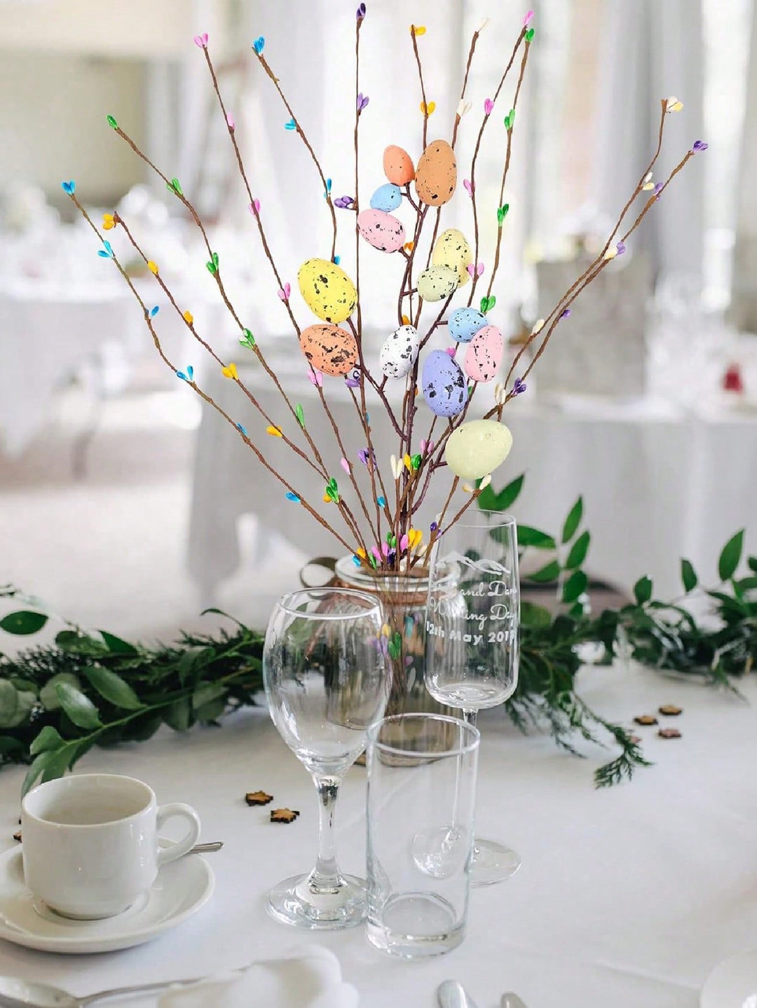 Floari artificiale SHEIN, mix culori
