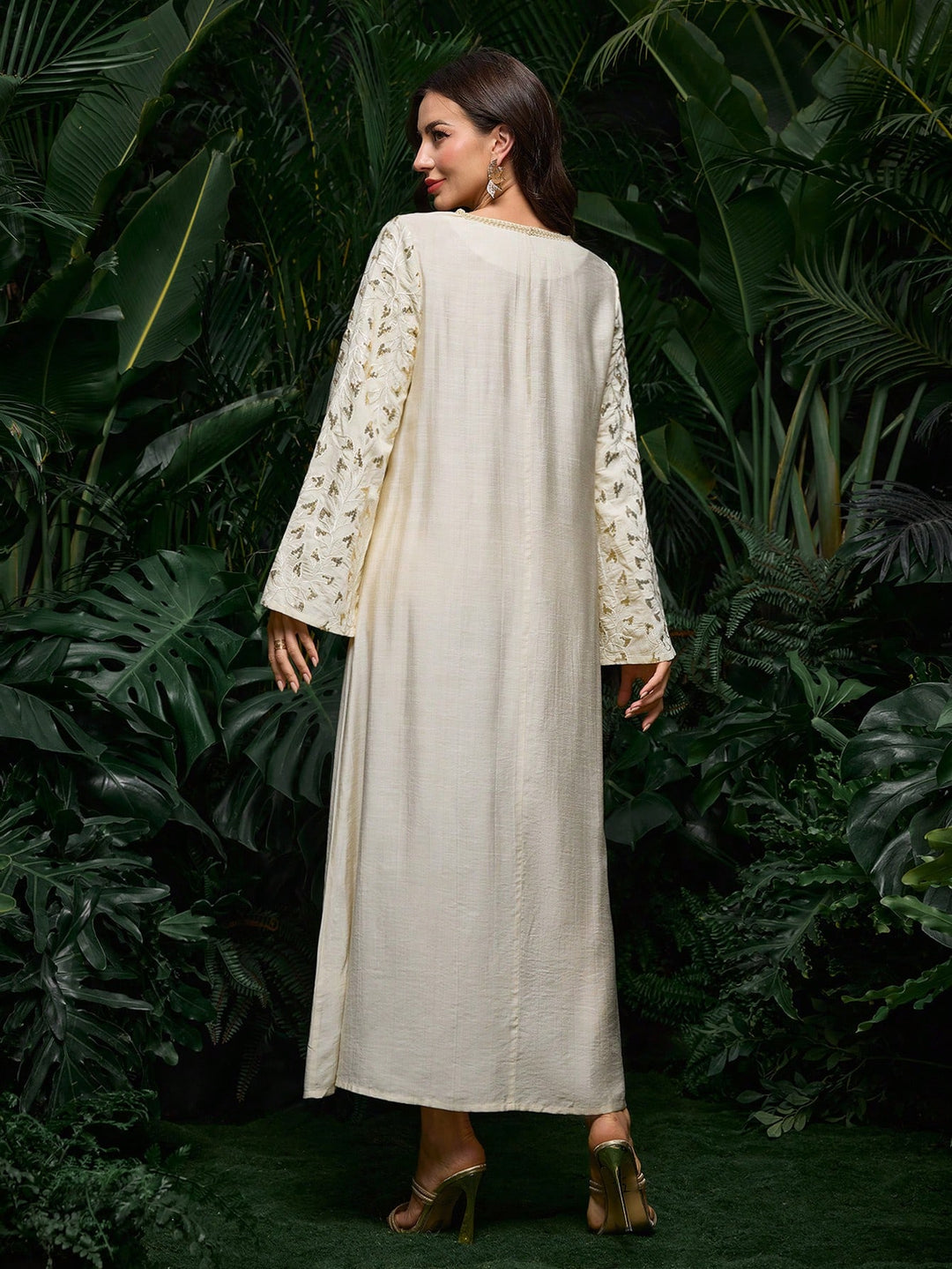 Rochie maxi SHEIN, portocaliu