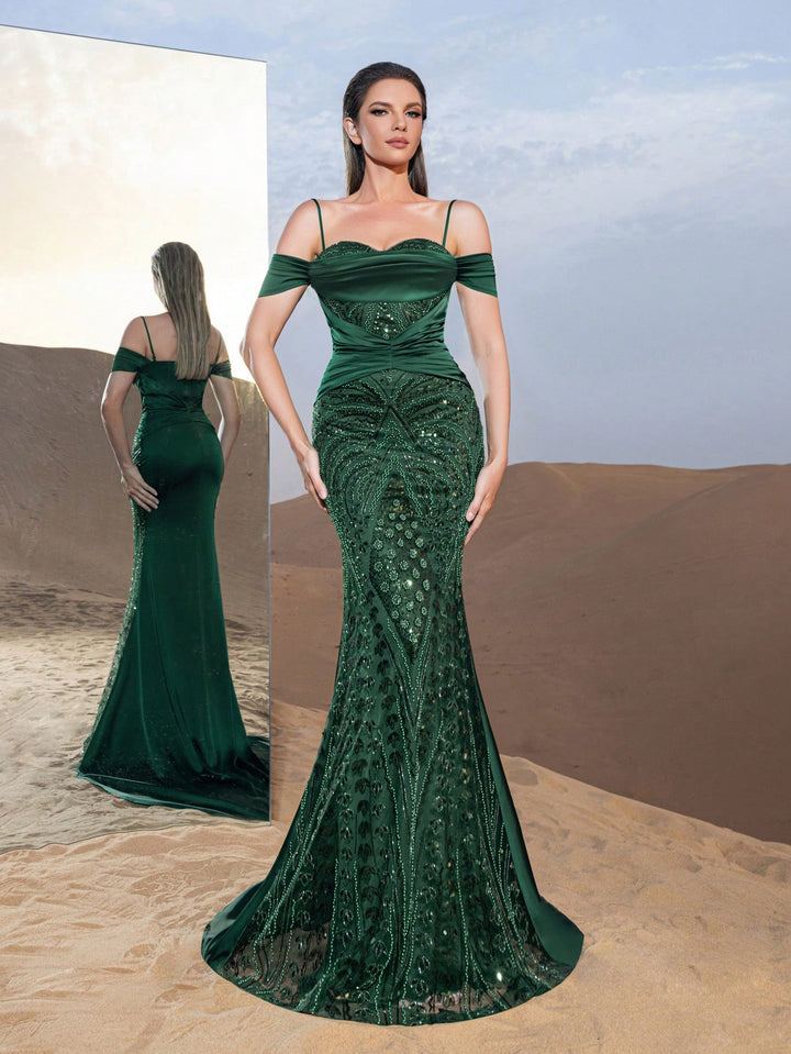 Rochie SHEIN, verde