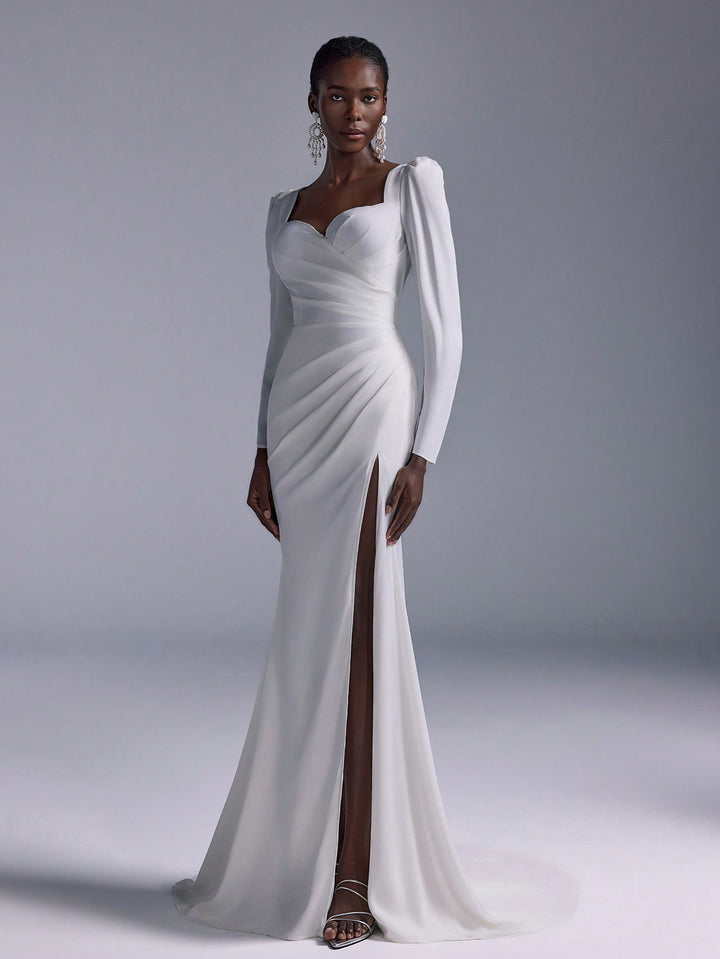 Rochie de ocazie și bridal SHEIN, alb