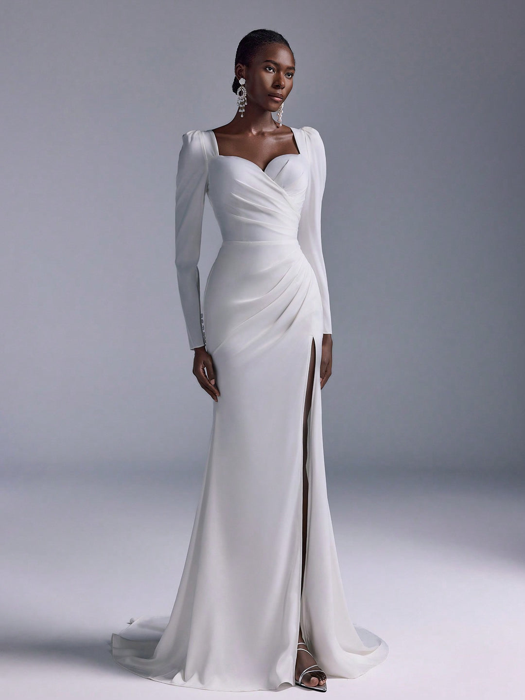 Rochie de ocazie și bridal SHEIN, alb