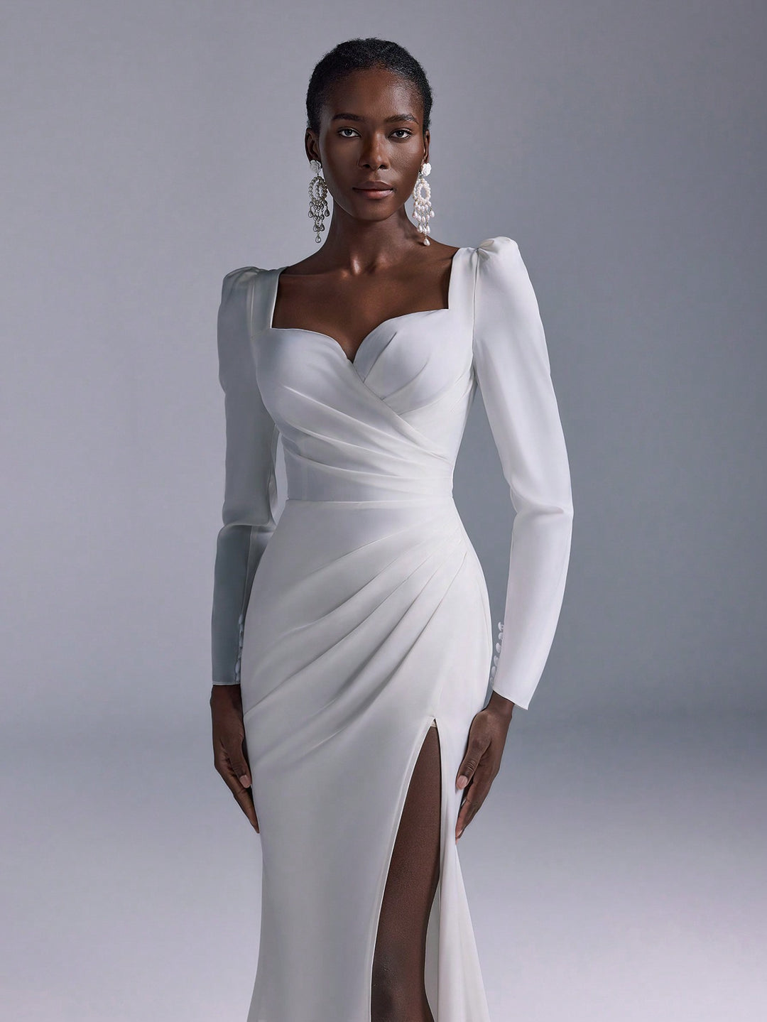 Rochie de ocazie și bridal SHEIN, alb
