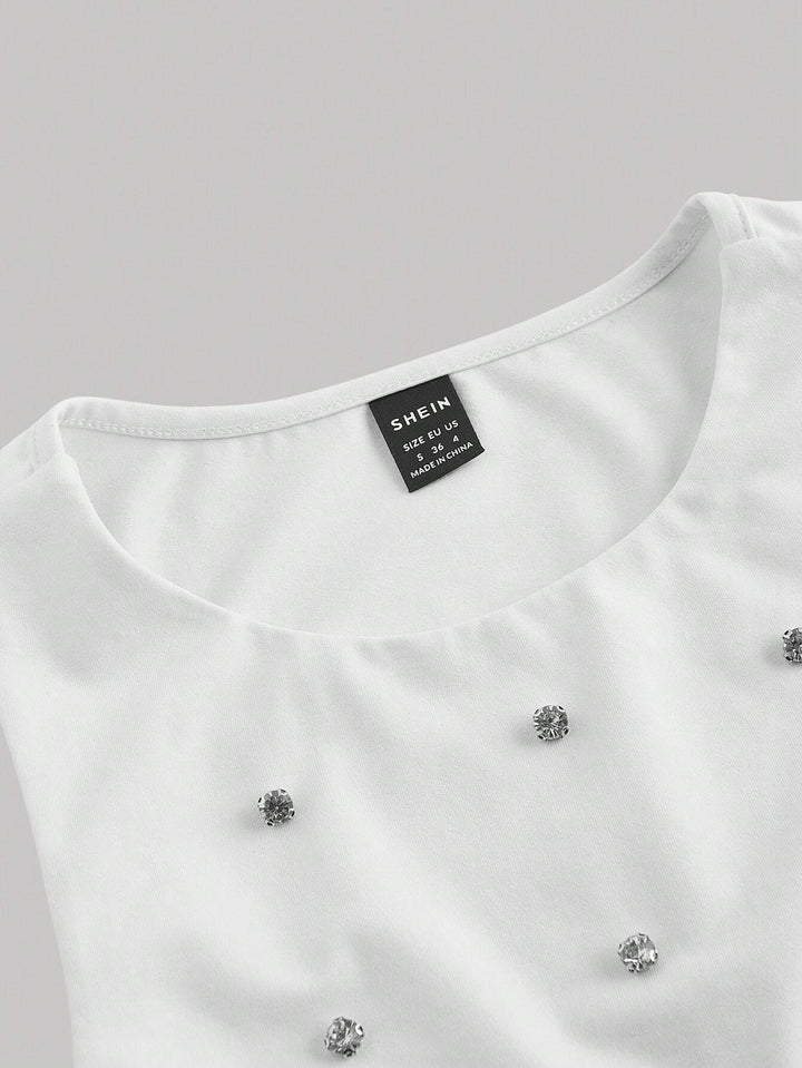 Top SHEIN, alb