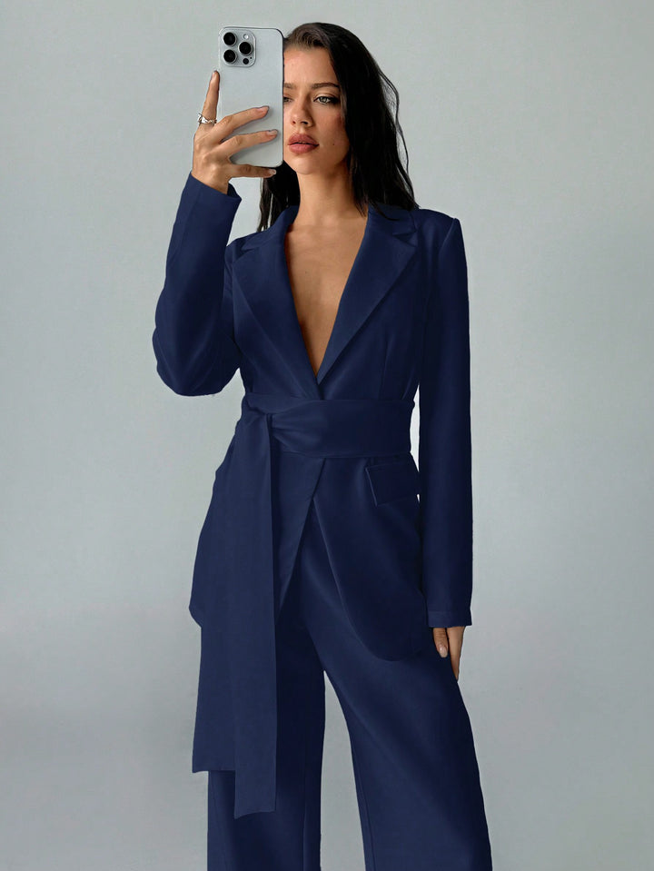 Costum SHEIN, albastru