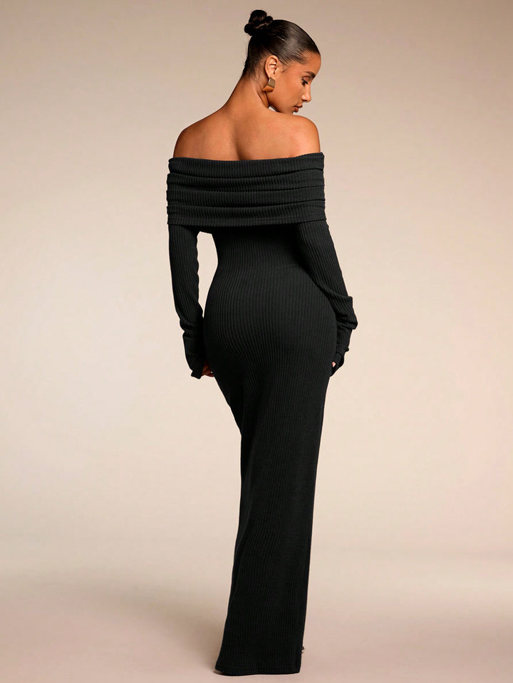 Rochie maxi SHEIN, negru