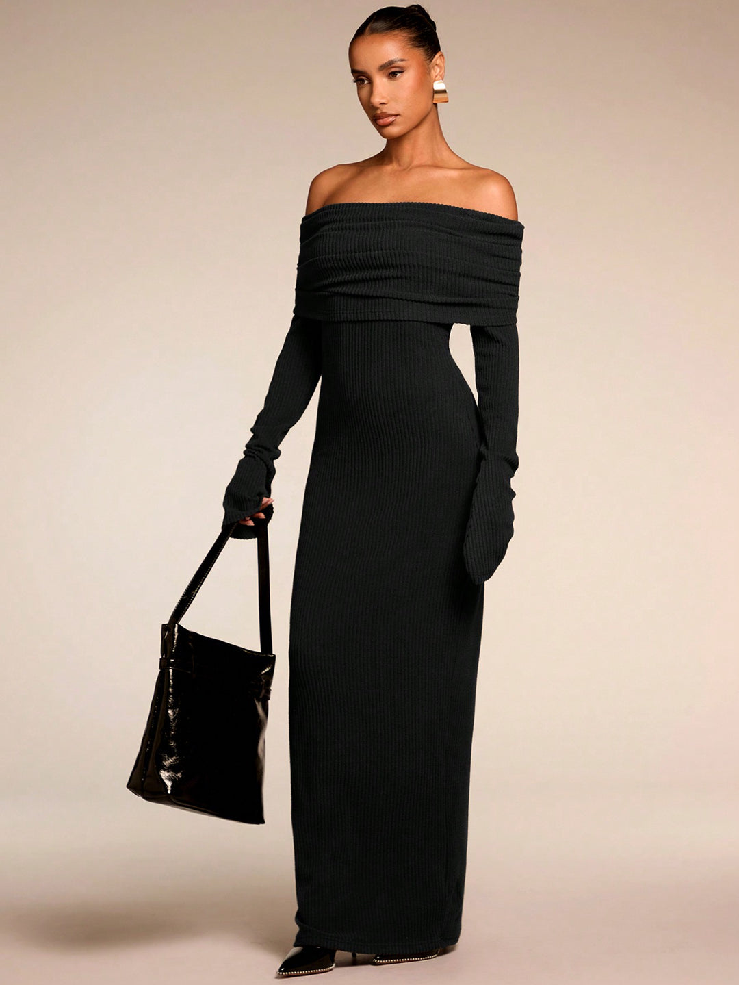Rochie maxi SHEIN, negru