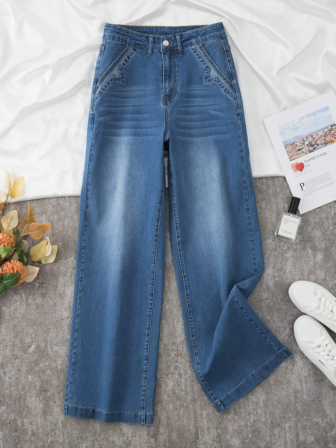 Jeans SHEIN, albastru