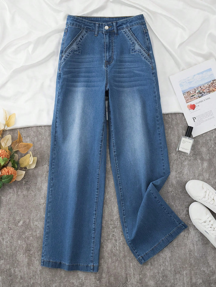 Jeans SHEIN, albastru