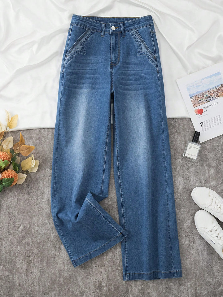 Jeans SHEIN, albastru
