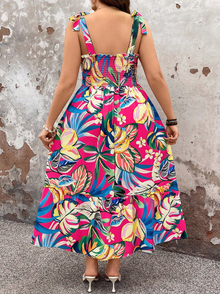 Rochie midi SHEIN, mix culori