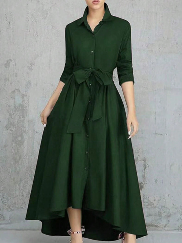 Rochie maxi SHEIN, verde