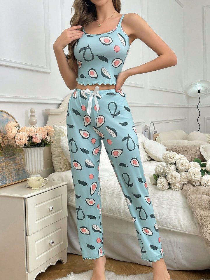 Compleu pijamale SHEIN, verde